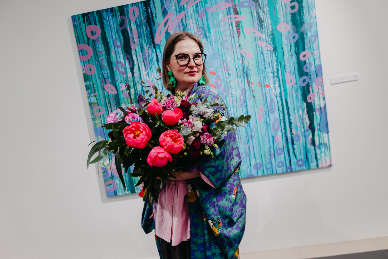 Kristīnes Kutepovas mākslā dominē dabas motīvi un abstraktas kompozīcijas